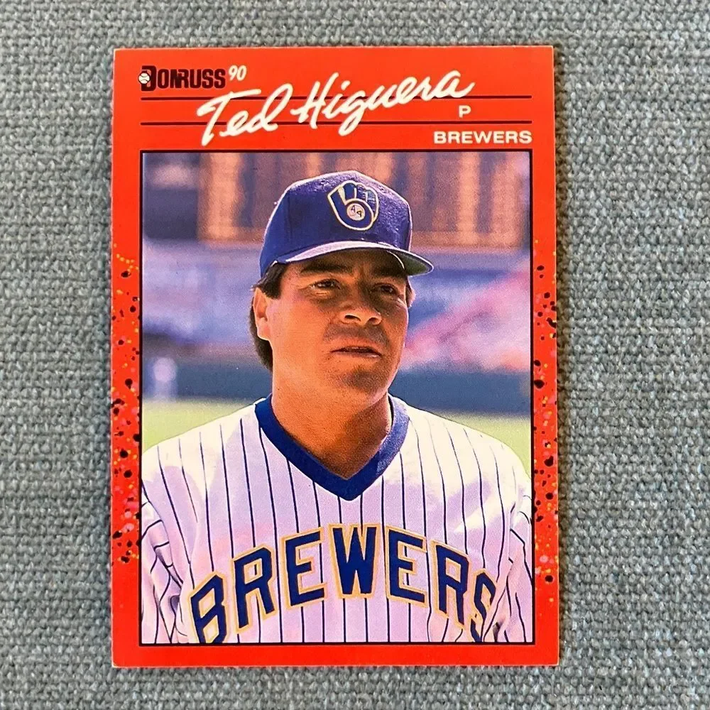 1990 Donruss Milwaukee Brewers Baseball Card Trading Card